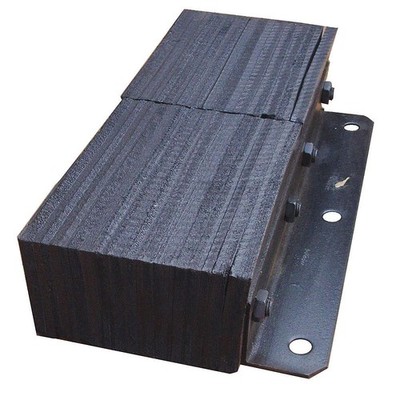 GRAINGER APPROVED 26W604 Dock Bumper,20x4-1/2x10-1/2 In.,Rubber 26W604