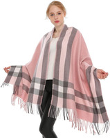 Women Soft Cashmere Wool Scarf Large Pashminas Shawl and Wrap Warm Stole Blanket