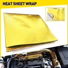 Self Adhesive Exhaust Manifold Heat Wrap Reflect Gold 1x1/1.2m Heat Shield Tape