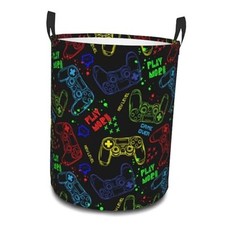 Gaming Game Laundry Basket Boys Hamper Kids Laundry Basket one size Play games