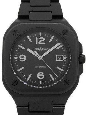 BELL & ROSS Br-05 Black Ceramic BR05A-BL-CE/SCE Black Men's Used Watch #2109