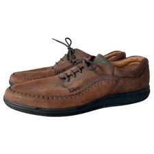 ECCO derby lace up pebbled leather comfort shoe preppy academia Men’s 14.5 EU 48