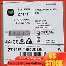 2711P-T6C20D8 PanelView Pl 6 Graphic Terminal 2711P-T6C20D8 US Free Tax