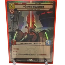 Grand Inquisitor Star Wars Unlimited LOF Hyperspace Foil 872/264 NM