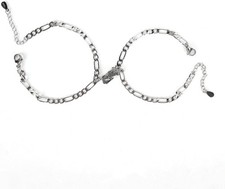 Magnetic Couple Bracelets Copper Unisex Matching Gift for Long-Distance Love