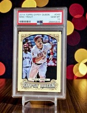 2014 TOPPS GYPSY QUEEN #349 MIKE TROUT PSA 10 Super Clean MVP 🔥🏆