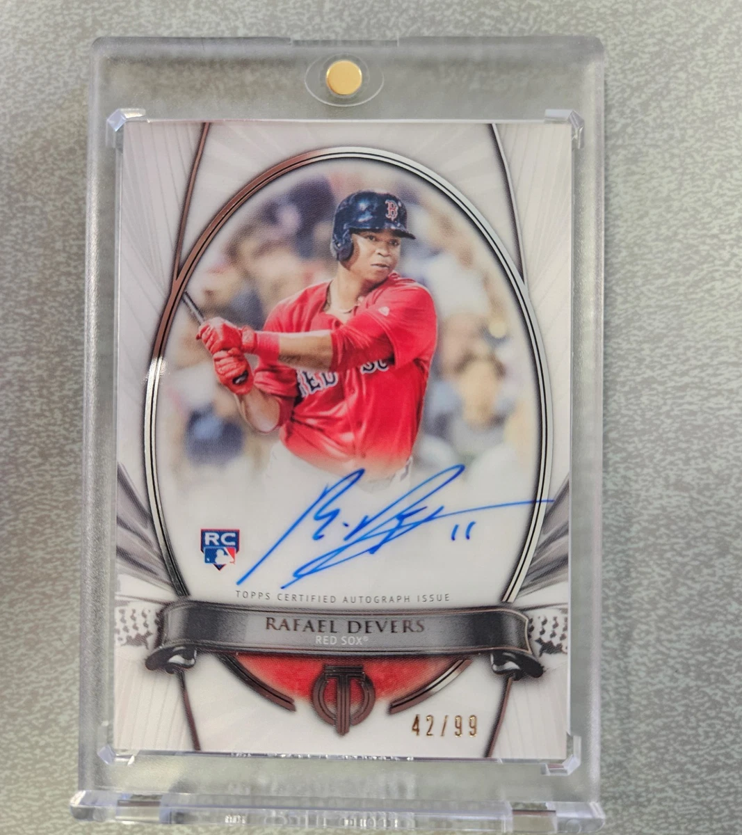 Rafael Devers Baseball Serial Numbered Sports Trading Cards