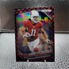 2025 Panini Prizm Football Black and Red Checker Larry Fitzgerald #299