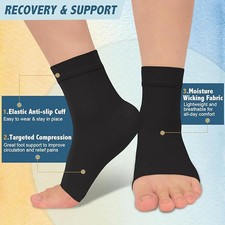 Hot Neuropathy Socks For Women and Men, 3Pairs Soothe Compression Socks Relief