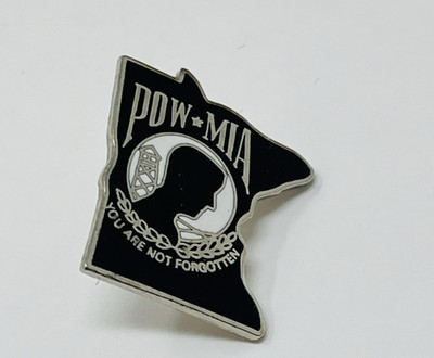 Minnesota POW MIA You Are Not Forgotten Pin Shirt Hat Coat Lapel Vintage
