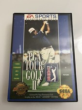 Sega Genesis PGA Tour Golf II Complete EA Sports Game with Manual