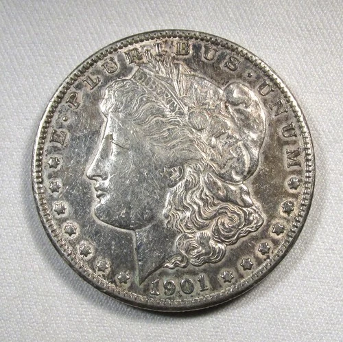 1901-S Silver Morgan Dollar XF Details Coin AS1