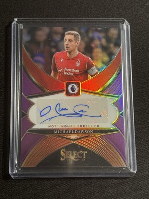 2024-25 Select Premier League Michael Dawson Purple Prizm Auto Autograph #/199