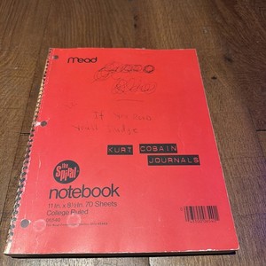 Journals Kurt Cobain | eBay