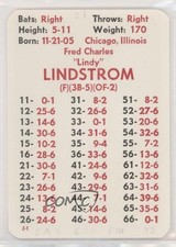 1979 APBA Baseball 1927 Season Freddie Lindstrom Fred Lindstrom HOF 0q3