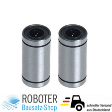 2x LM8LUU Linearlager Linearlager Kugellager Lang CNC 3D-Drucker