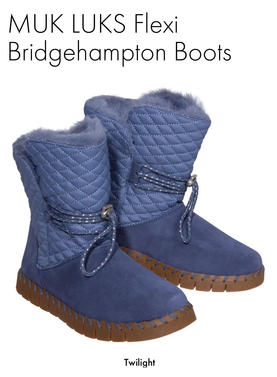 MUK LUKS Flexi Bridgehampton Botas Invierno Venta Flash Talla 8 Mujeres’s Botas de Nieve