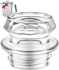 MEREZA Coffee Percolator Glass Top Replacement Glass Knob Top for Coletti, Gsi, 