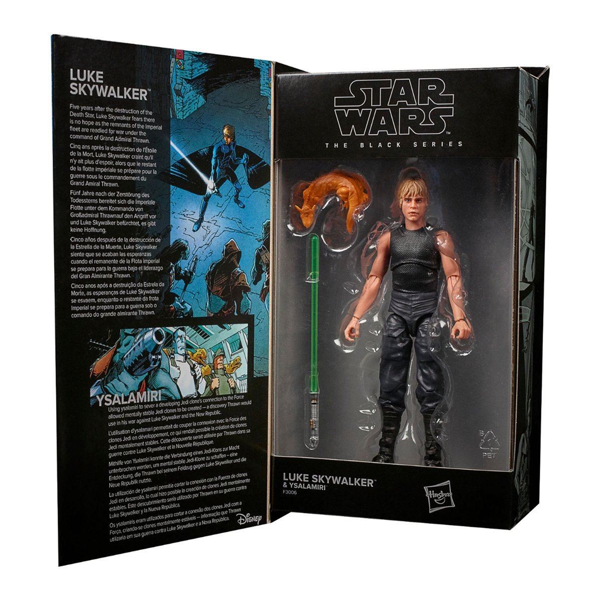 Hasbro Star Wars The Black Series 6-Inch Figures - Luke Skywalker and Ysalamiri
