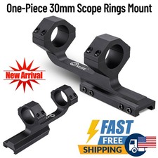 One-Piece 30mm Scope Mount Cantilever Offset Picatinny Rails Scope Ring Aluminum