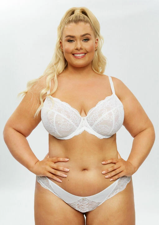 Ann Summers Sexy Lace Planet Fuller Bust Bra - White - Sizes 32-44, DD-H