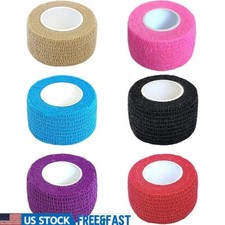 6 Pack Self Adhesive Bandage Tape Stretch Vet Wrap Athletic Support Medical Use
