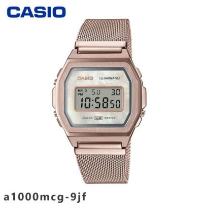 【CASIO CLASSIC】A1000MCG-9JF STANDARD Watch PREMIUM series A1000MCG-9JF Unisex Pink Gold Free