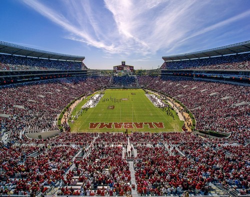 Alabama Crimson Tide Bryant-Denny Football Stadium Field 48x36-8x10 CHOICES - Picture 8 of 66