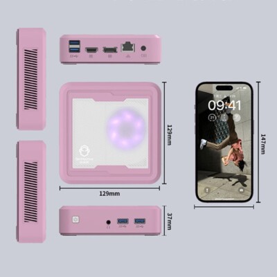 AMD Ryzen R7 3750H Mini PC Gaming Office Computer NUC