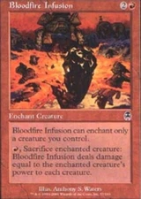 Bloodfire Infusion Light Play, English Magic the Gathering MTG Apocalypse