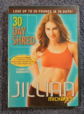   30 Day Shred DVD Jillian Michaels Exercise Fitness Workout Brand New Sealed