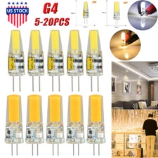 10/20pcs G4 T3 Led bulb 1505 COB Landscape light RV/boat Lamp 12-24V Warm White
