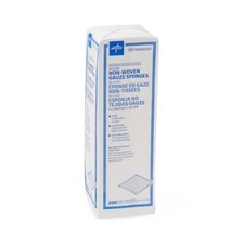 Deluxe Nonsterile Nonwoven Gauze Sponges 3" x 3", 4 Ply, Case