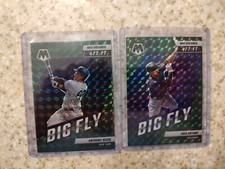 2022 Panini Mosaic Big Fly Green Prizm Anthony Rizzo. BF-12 & Kris Bryant BF-4 