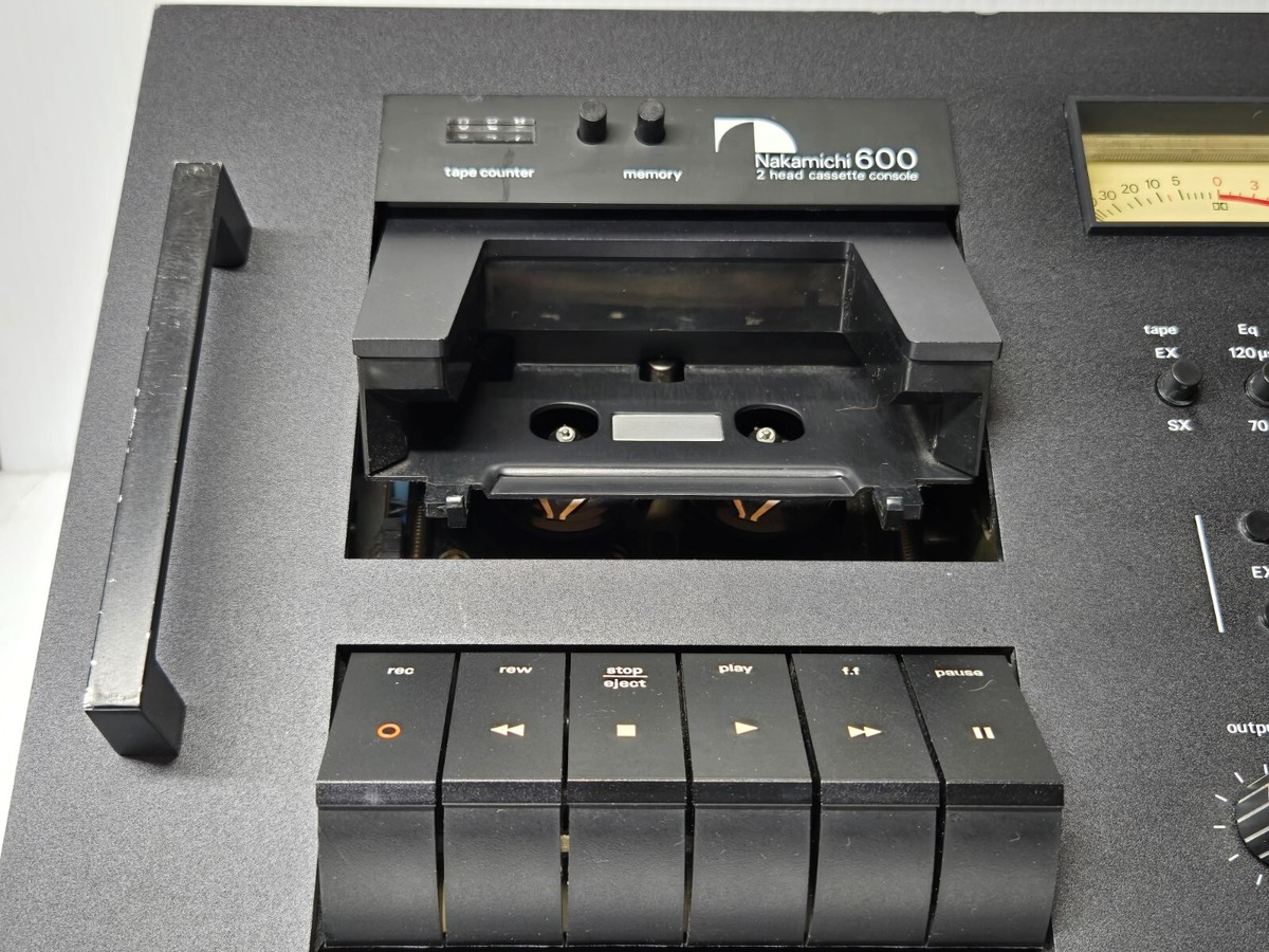 NAKAMICHI 600 2-head CASSETTE DECK with Dust cover | eBay