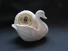 Vintage Ascot Perfumery Soap in Swan Holder - 3 soaps