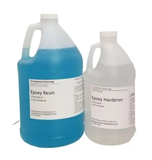 Epoxy Resin for Carbon Fiber - Fiberglass - Dupont Kevlar -1.5 gal-free shipping