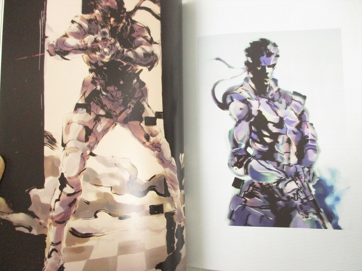 METAL GEAR SOLID Ver. 1.5 YOJI SHINKAWA w/Poster Art PS2 Book 2004
