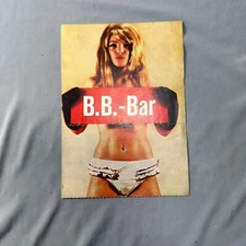 Vintage Cabaret Bar Advertising B.B.-Bar Germany