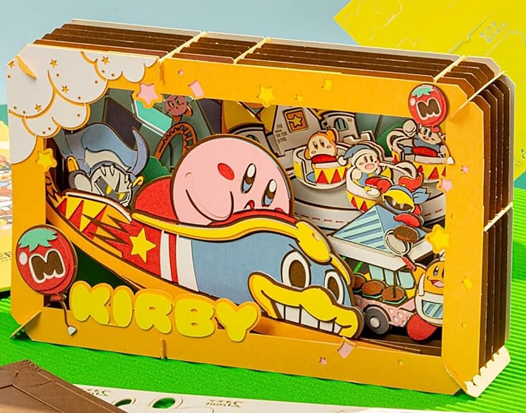 Kirby Video Game Paper Theater 3-D Model Kit Puzzle PT-L14 LARGE