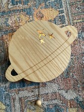 Childrens Lambs Ivy Sky Rocket LED Saturn Wall Night Light