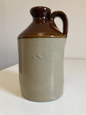 Antiker glasierter Steinzeug Flagon / Krug. Gestempelt Pearsons of Chesterfield 1810