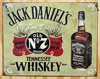 Jack Daniels - Hand Made Tin Sign 16 X 12.5 , 16x12, New, Free Shipping on sale Jack Daniels - Hand Made Tin Sign 16 X 12.5 , 16x12, New, Free Shipping on sale