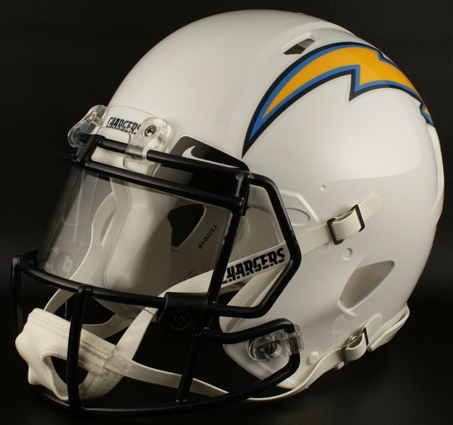***CUSTOM*** LOS ANGELES CHARGERS Full Size NFL Riddell SPEED Football