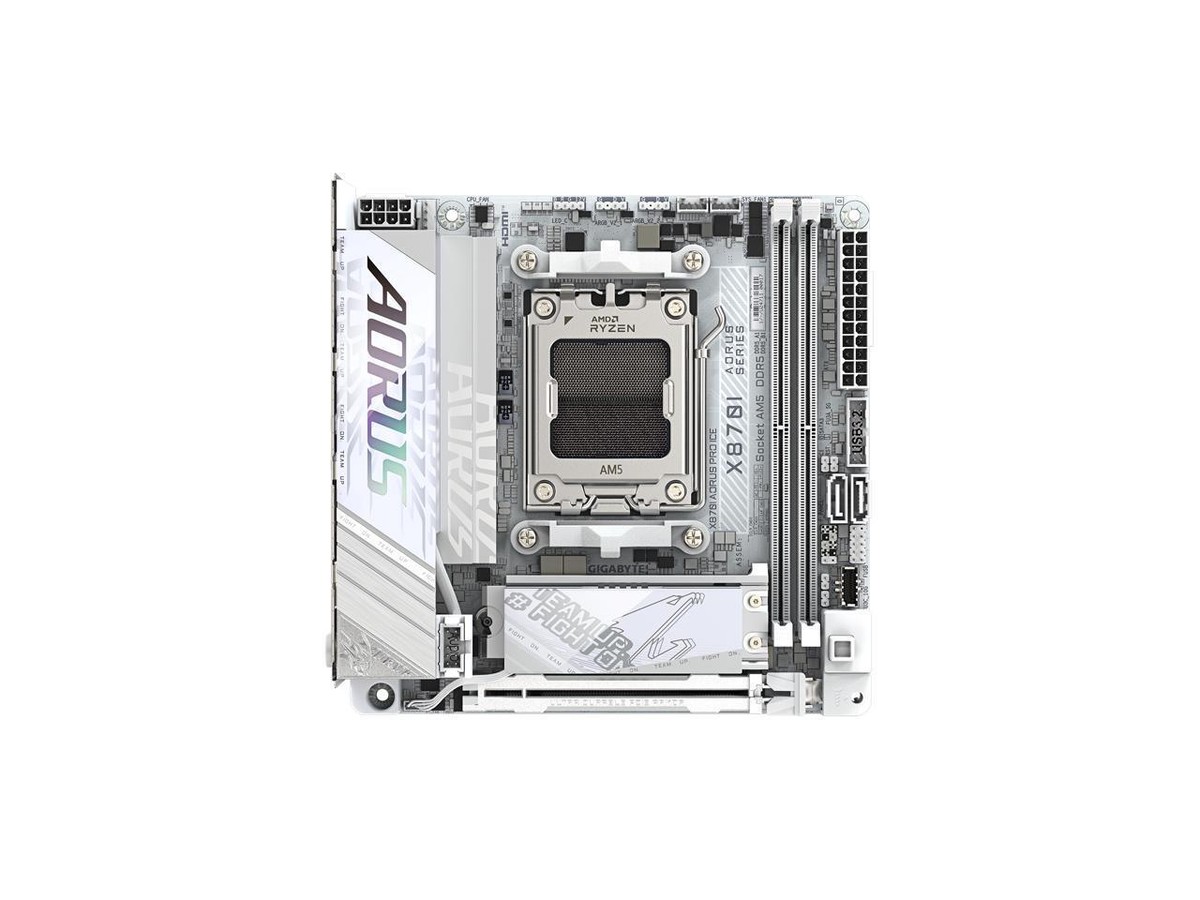 GIGABYTE X870I AORUS PRO ICE AM5 マザーボード マザーボード(Socket AM5) X870E AORUS PRO ICE ［ATX］｜の通販