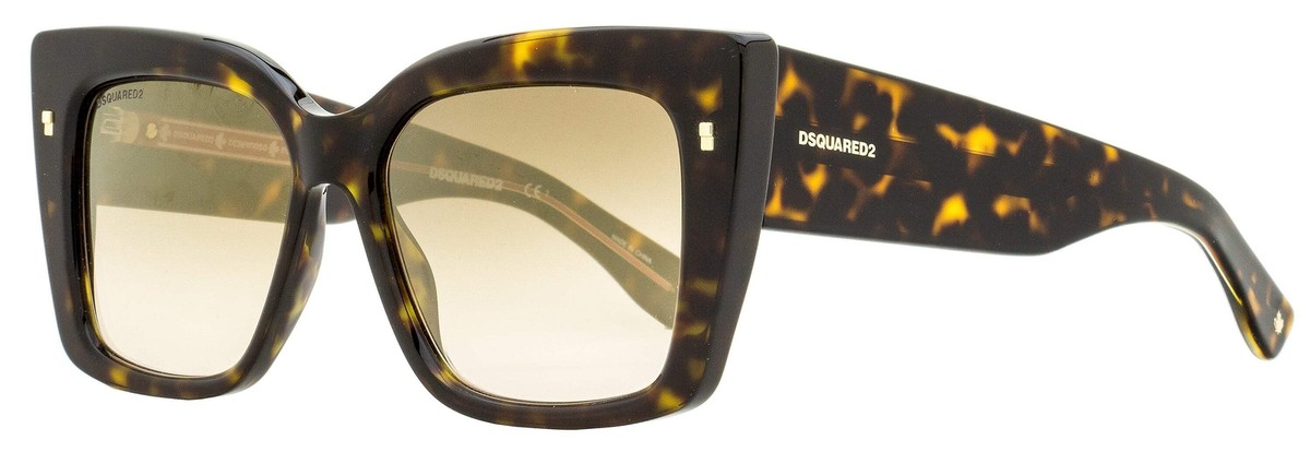 Dsquared2 Refined Sunglasses D20017S 086JL Havana 54mm | eBay