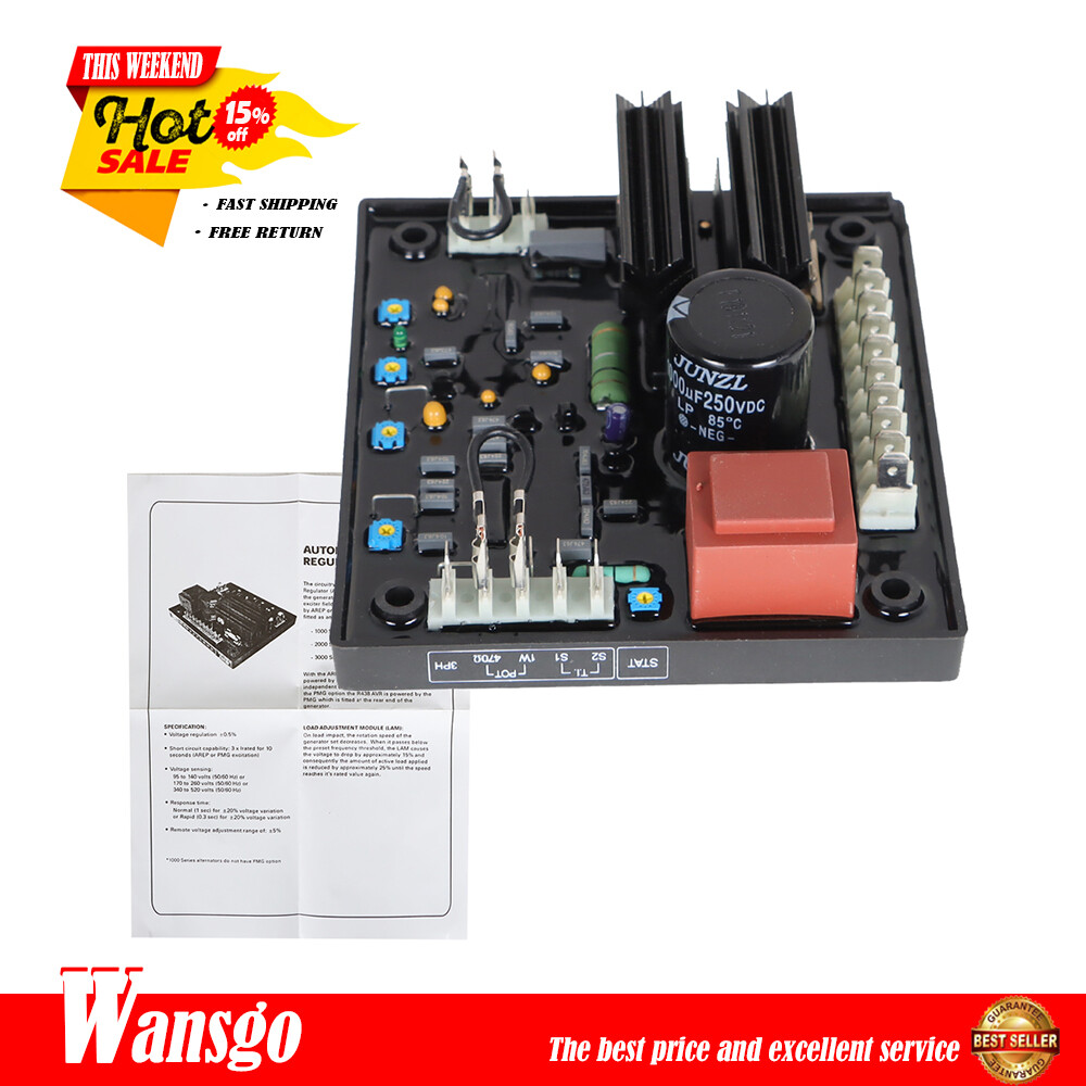 Automatic Voltage Regulator AVR R438 For Leroy Somer Generator | eBay