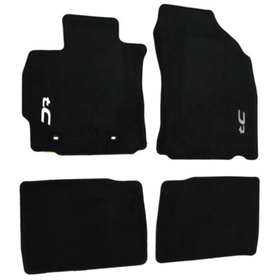 OEM Genuine Scion tC 4pc Black Carpet Floor Mats Set PT206-21110-10