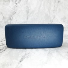 COLE HAAN Blue Textured Hard Shell Eyeglasses Glasses Case