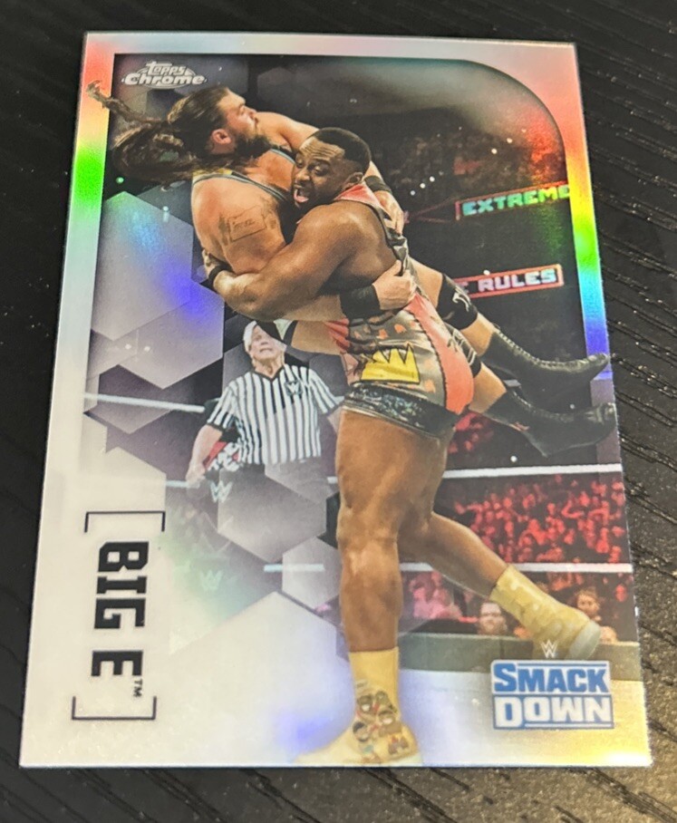 2020 Topps Chrome WWE Big E Refractor 
